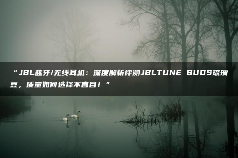 JBL蓝牙/无线耳机:深度解析评测JBLTUNE BUDS琉璃豆,质量如何选择不盲目!(图1)